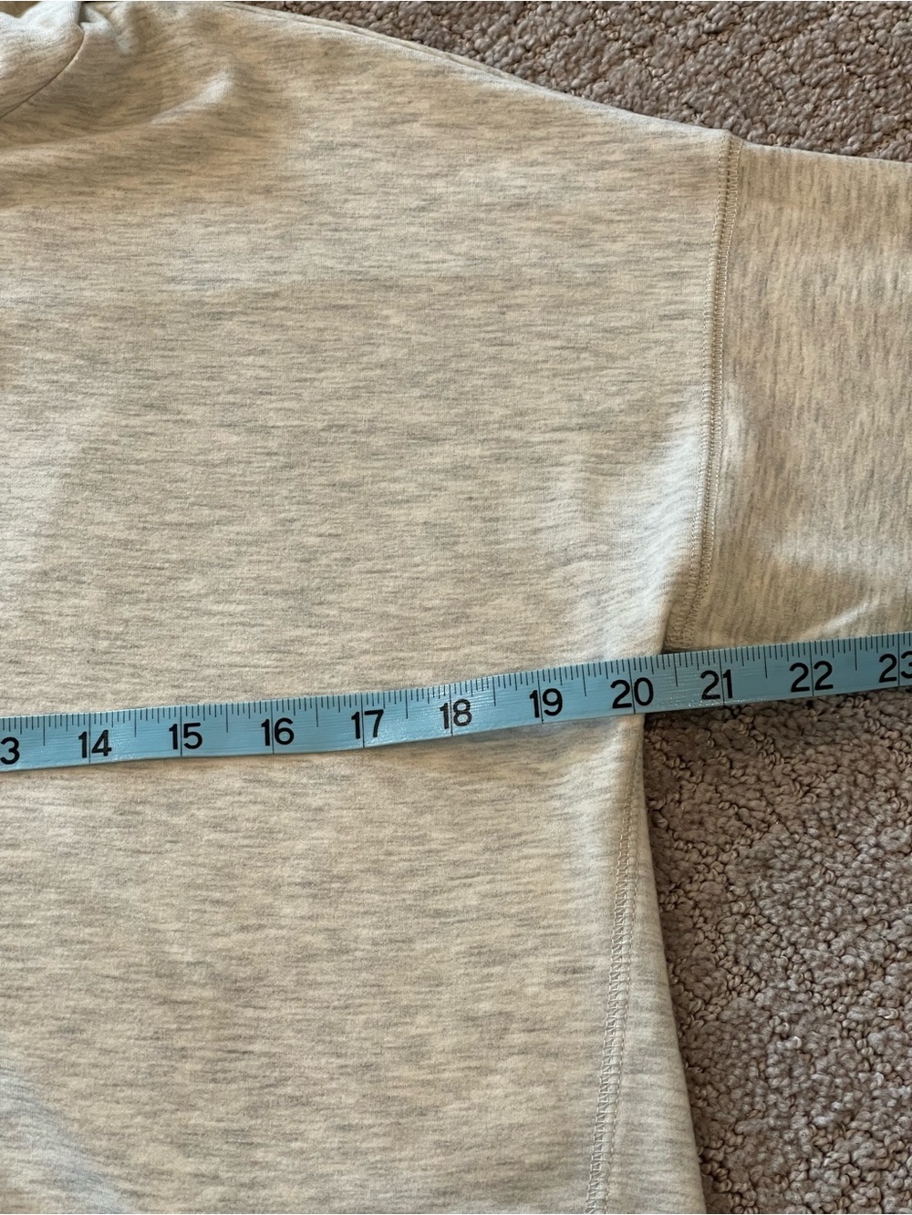 Barefoot Dreams Malibu Collection Butter Soft Hoodie, Heathered Cream, Sz. XS - Picture 9 of 16